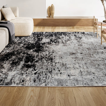 Storm Modern Abstract Area Rug